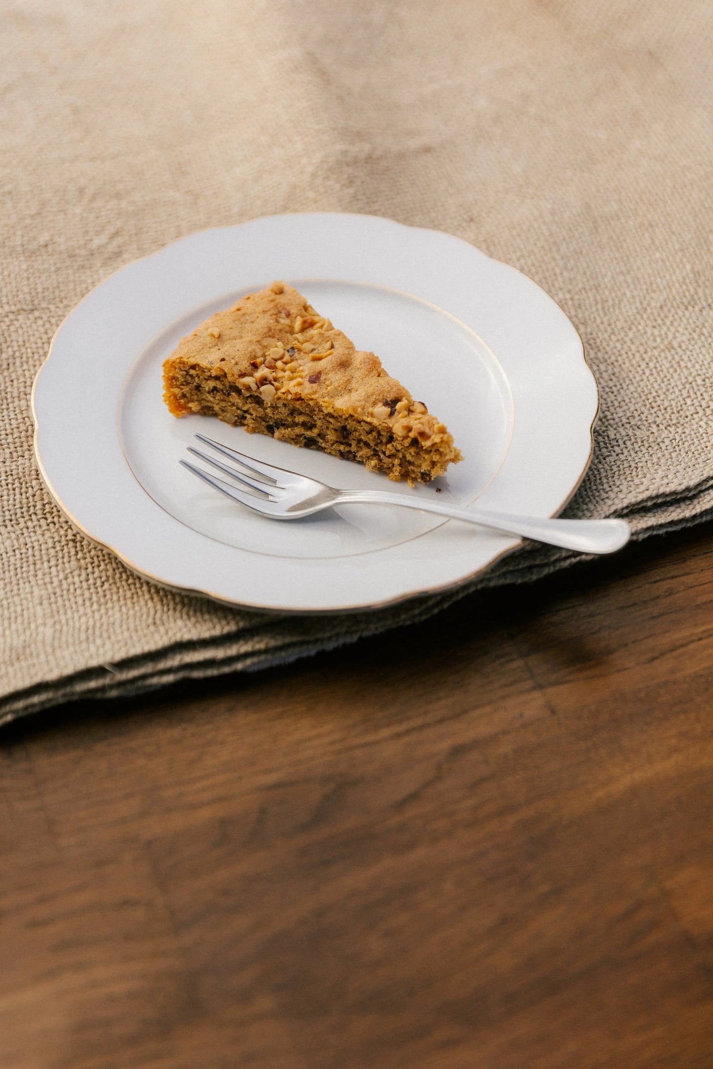 Fetta di Torta di Nocciola Piemonte IGP delle Langhe artigianale