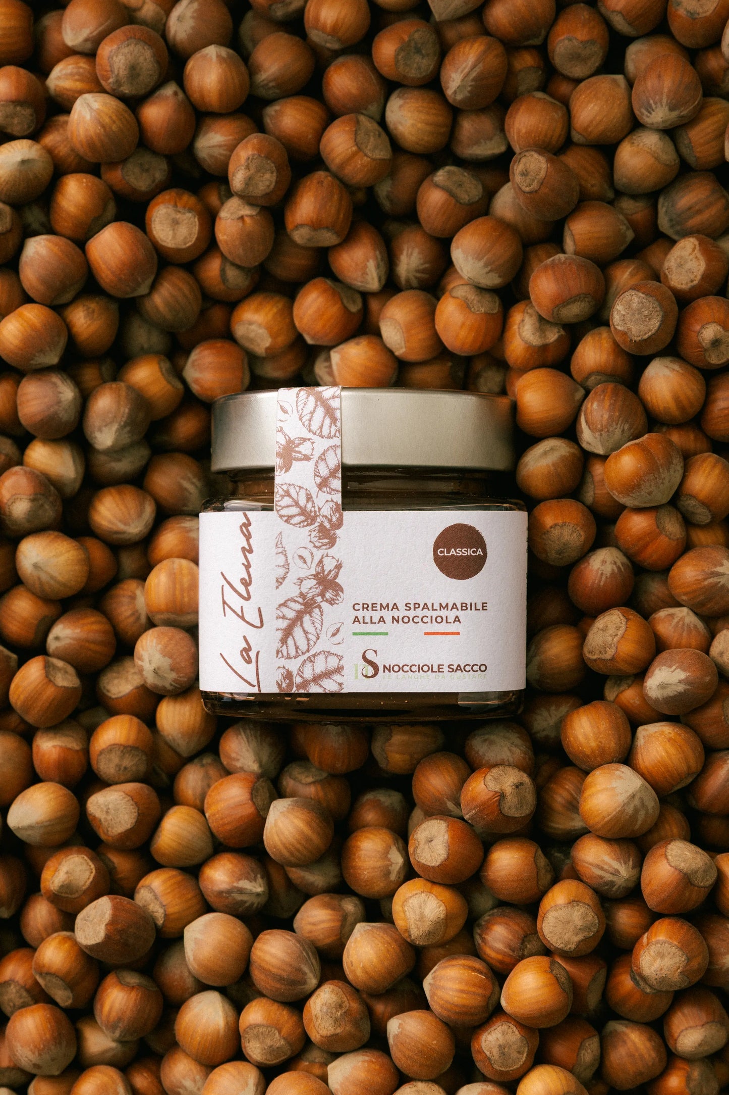 Crema artigianale al latte di Nocciola Piemonte IGP delle Langhe in vasetto piccolo