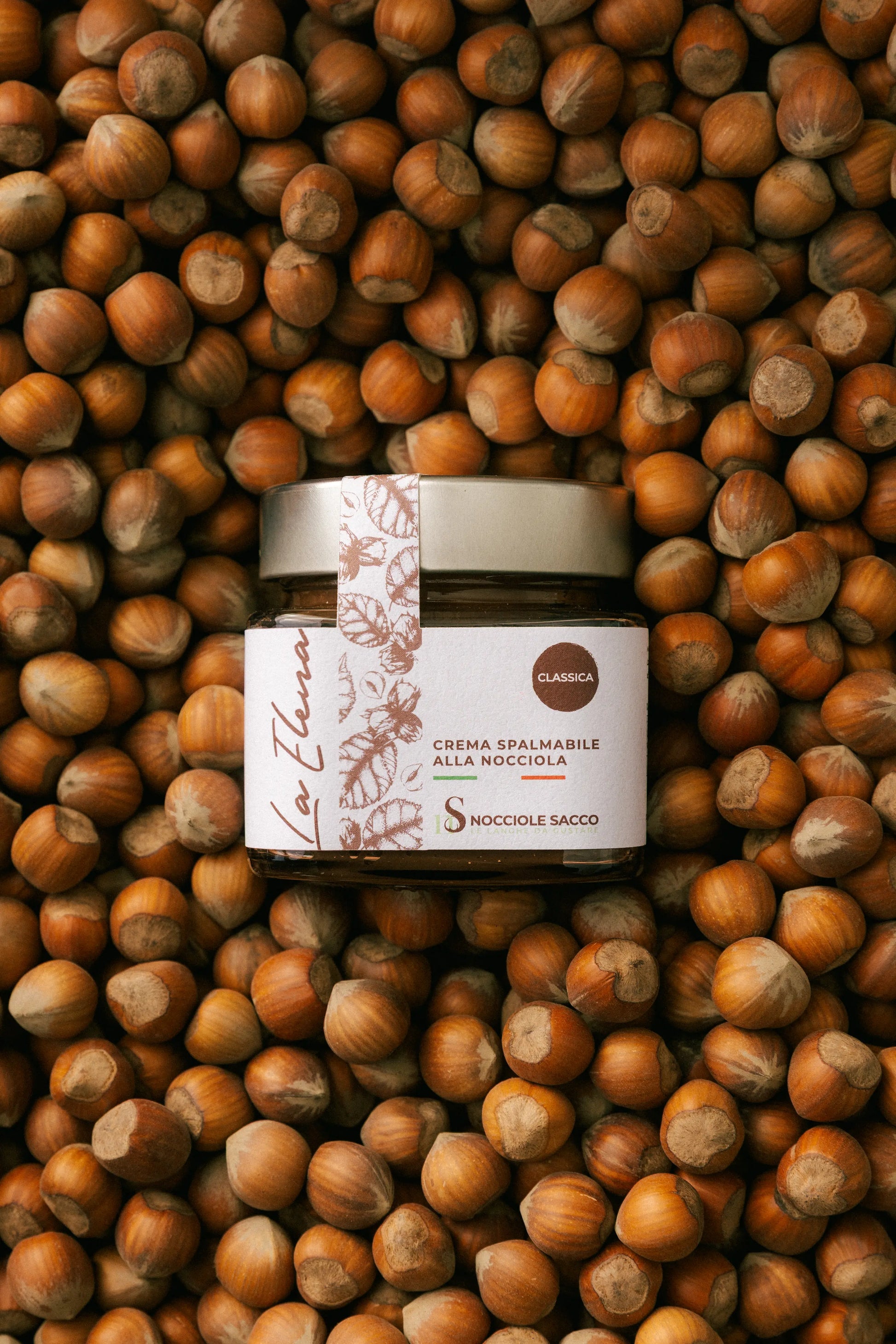 Crema artigianale al latte di Nocciola Piemonte IGP delle Langhe in vasetto piccolo