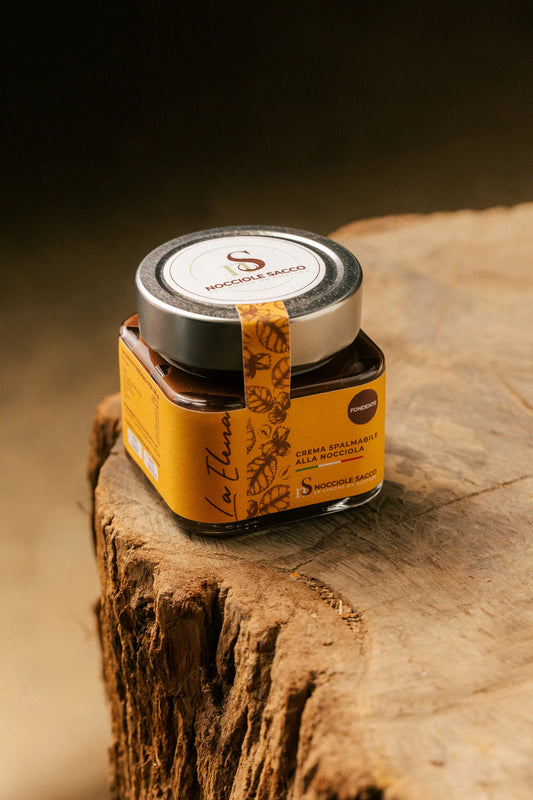 Crema artigianale fondente di Nocciola Piemonte IGP delle Langhe in vasetto piccolo
