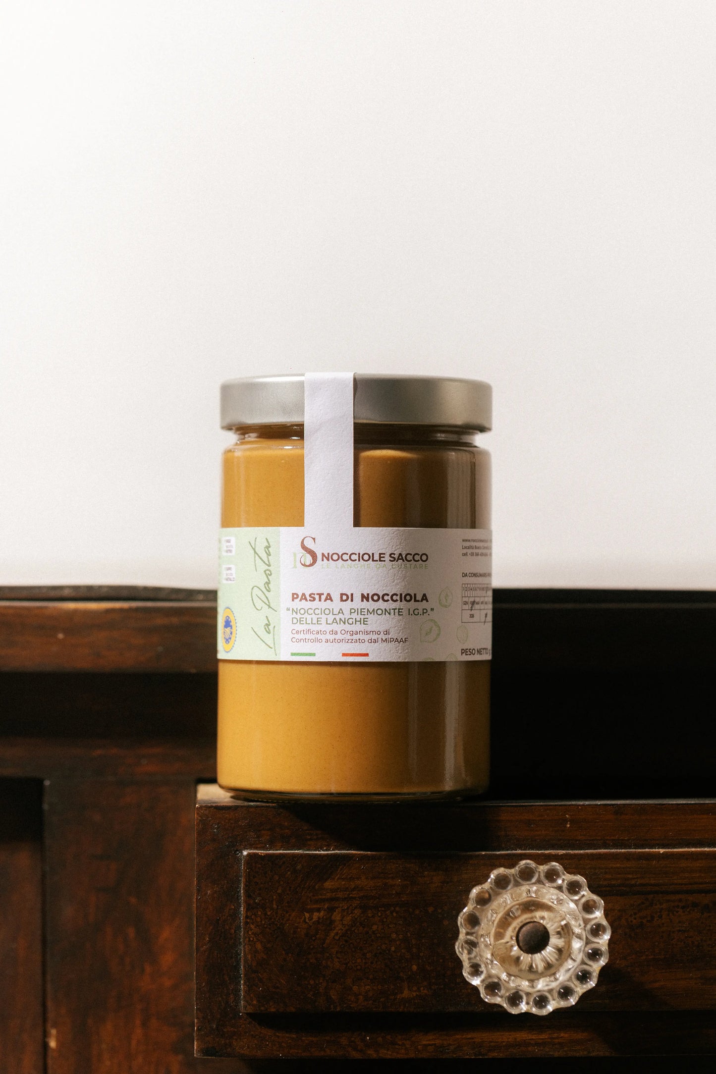 Pasta pura di Nocciola Piemonte IGP delle Langhe 100% in vasetto grande